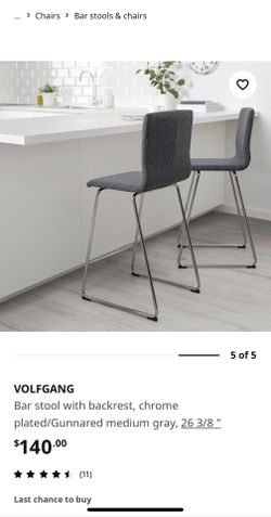 IKEA Volfgang Bar Stools for Sale in Tacoma WA OfferUp