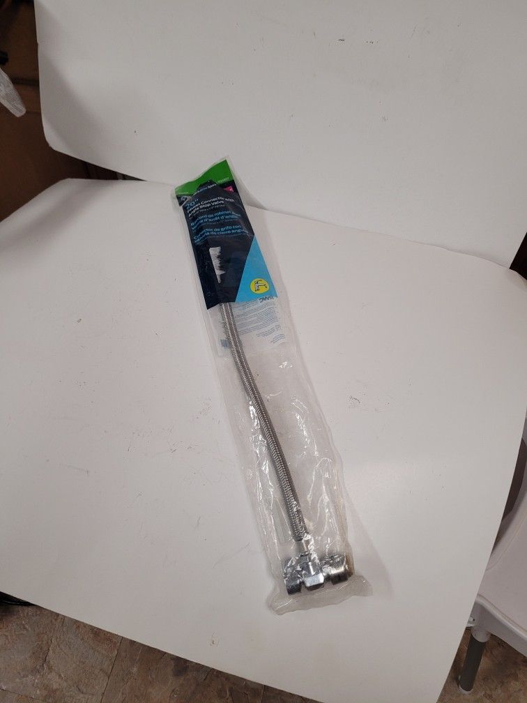 SharkBite
1/2 in. SharkBite Max
Push-to-Connect x 1/2 in.
FIP x 20 in. Brass Angle Stop
Faucet Connector