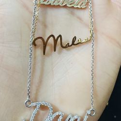 14k Custom Name Plate