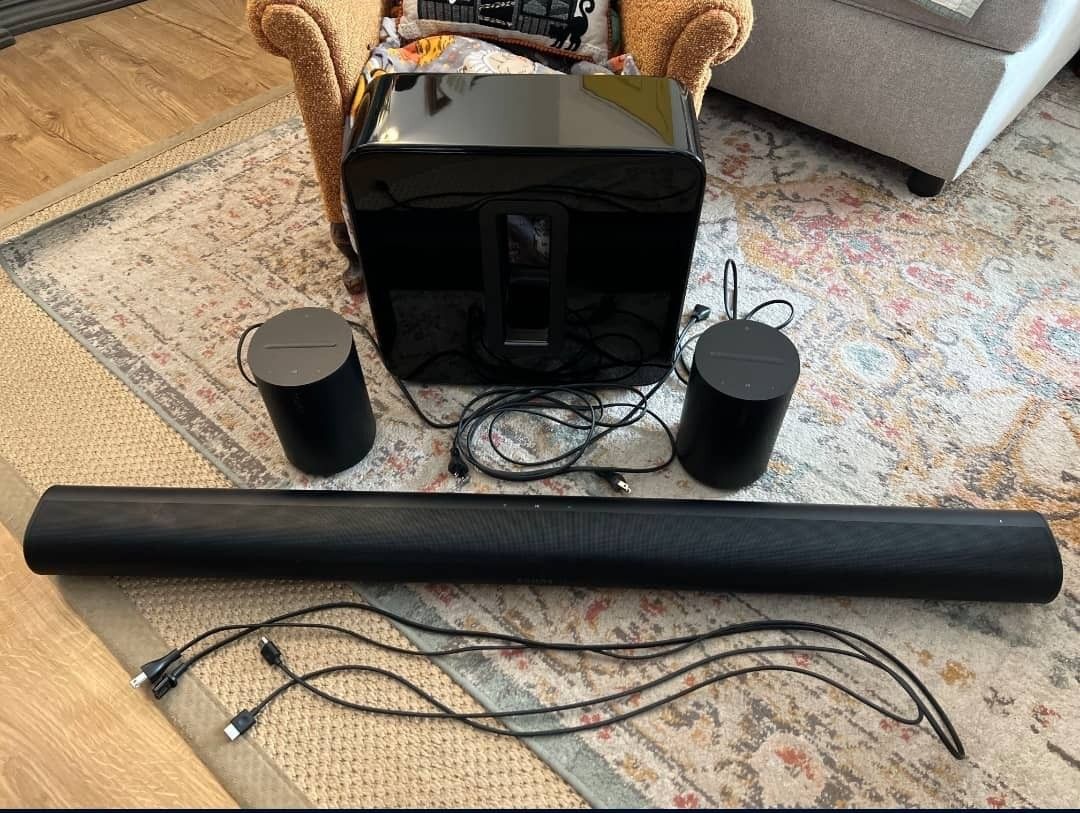 Sonos Arc Soundbar, Sonos Era 100, Sonos Subwoofer Gen3