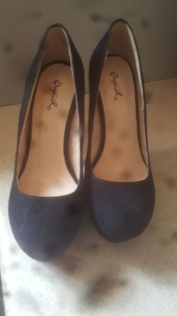Black Velvet 5" High Heels
