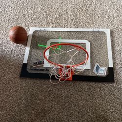 Mini Hoop That Comes With Black Foam To Make It Quiet