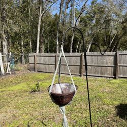Woven Hanging Plant Basket
