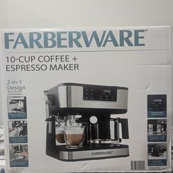 Farberware - 10 CUP Coffee + Expresso Maker