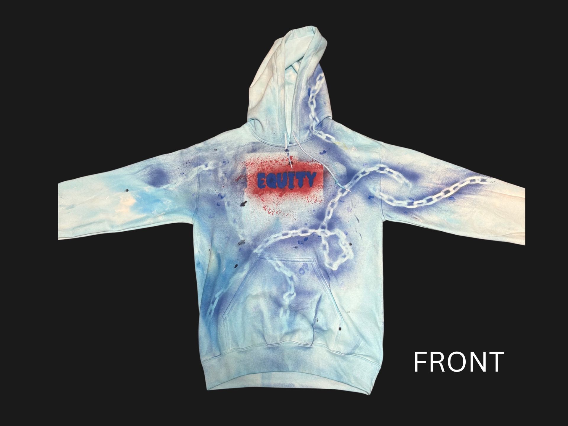 White & Blue Limited Edition Equity House Hoodie