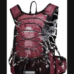 Mubasel Gear Insulated Hydration Backpack Pack with 2L BPA Free Bladder - Keeps Liquid Cool up to 4 Hours – for Running, Hiking, Cycling, Camping New 