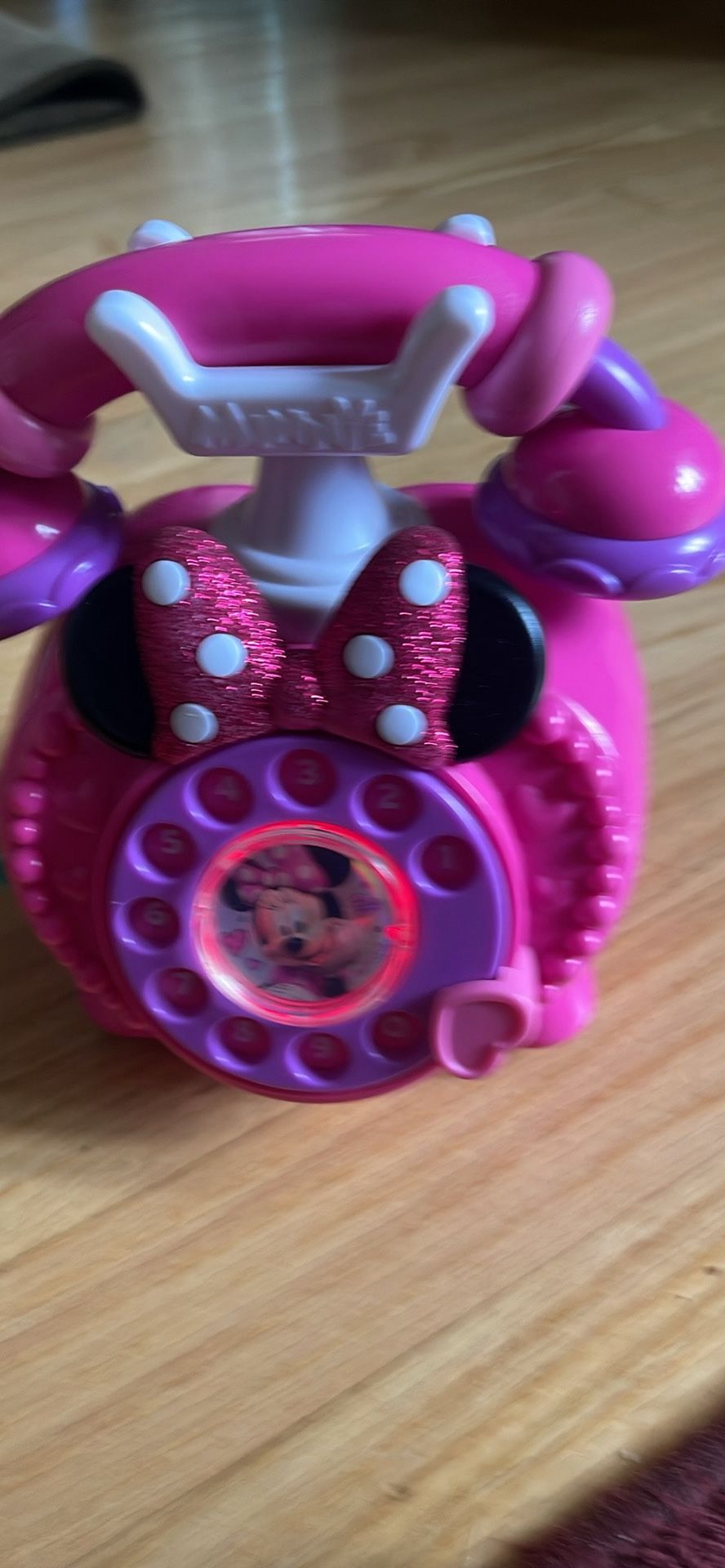 Disney Junior Minnie Mouse Ring Me Rotary Phone firm price