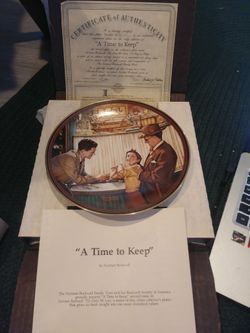 Norman Rockwell A Time To Keep Plate
