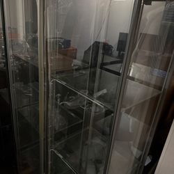 IKEA Detolf Glass Cabinet For Sale 