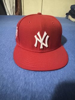 red yankees hat world series