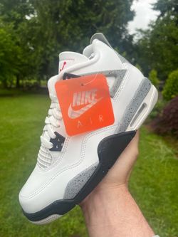 Jordan 4 White Cement