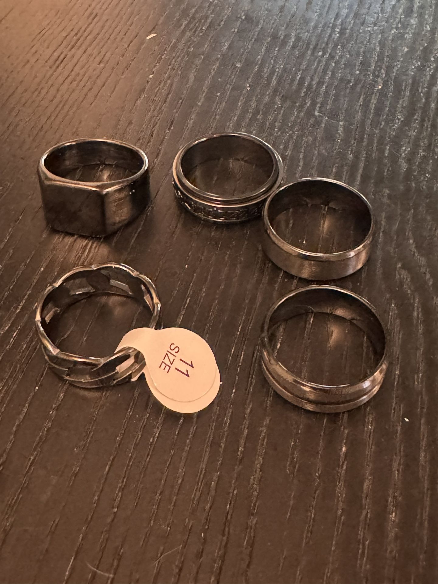 Size 11 Black Rings