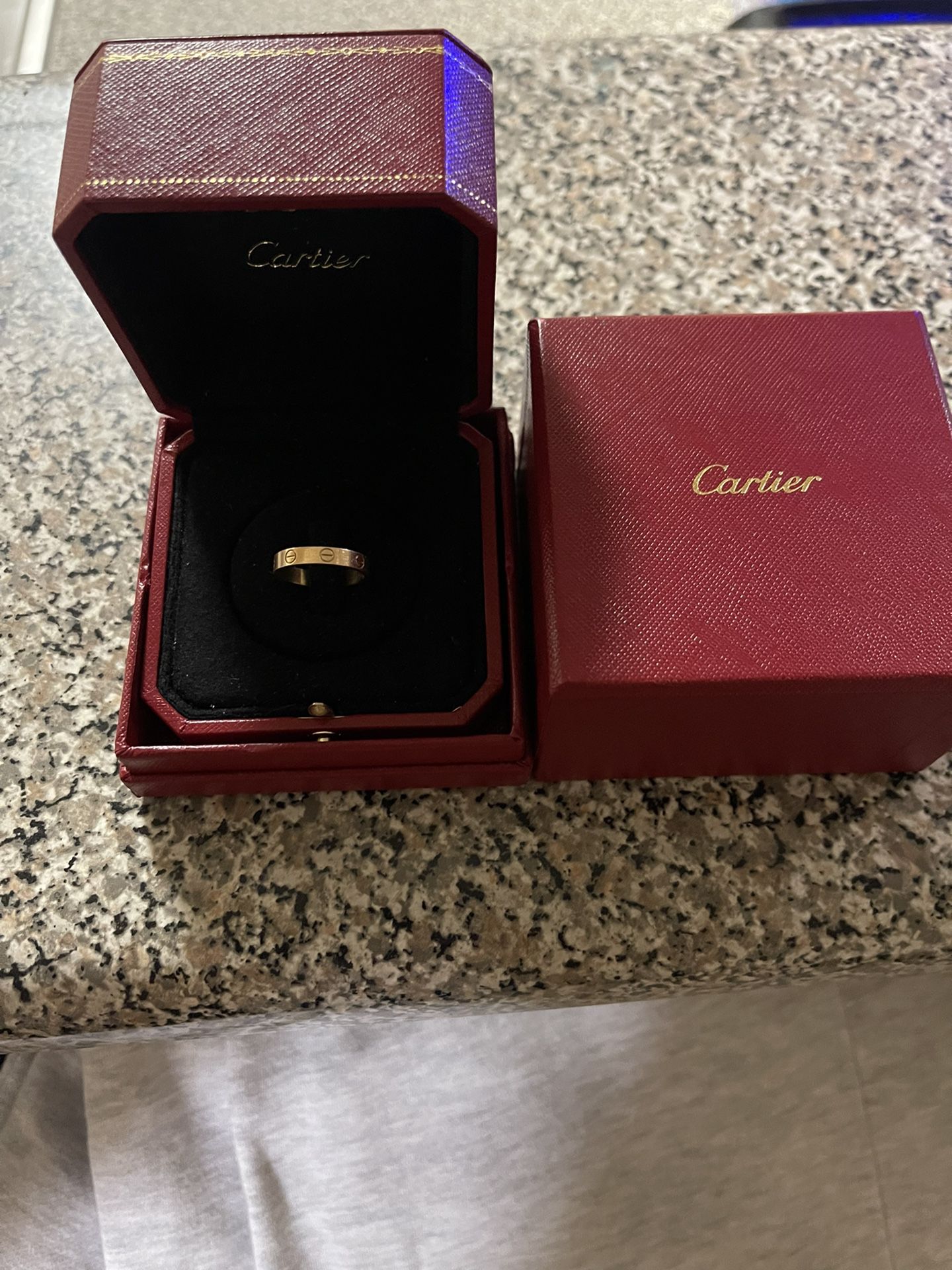 Cartier Love Ring Size 54 AU750 
