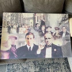 Godfather oil painting