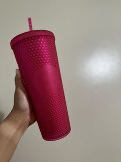 Starbucks Studded Matte Pink Cup