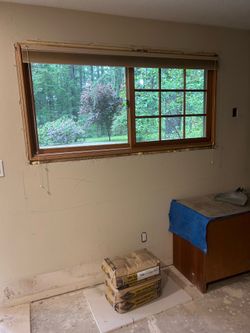 Wood cased windows