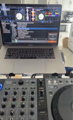 PIONEER DDJ-FLX 6 Complete DJ Set Up with MacBook Pro, Serato Pro & Virtual DJ, Speakers & Lights