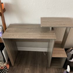 Used Gray Desk 