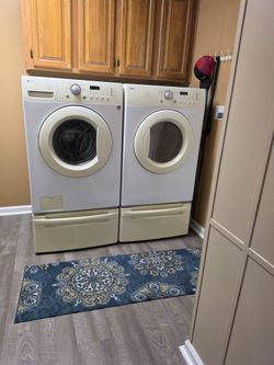 LG front load washer and dryer