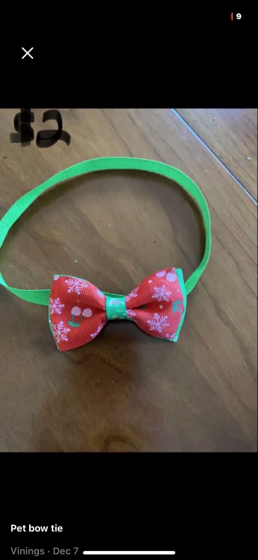 Pet Holiday Tie
