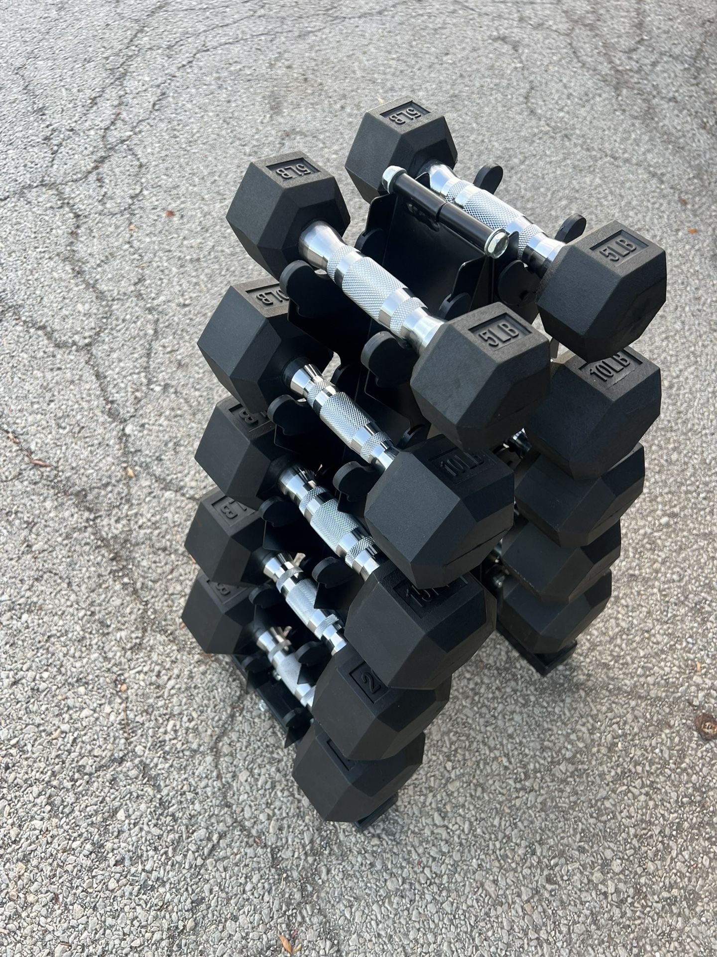 Dumbbells With Stand 