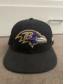 Baltimore Ravens Fitted Hat Size 7 1/8