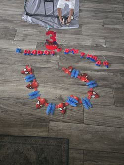 Spider man birthday decorations