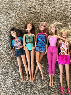 Barbies and teen Barbies