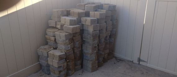 12 inch by 8 inch brick like new gray