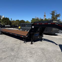 Jansteel 8.5 × 40 Gooseneck Flatbed 20k