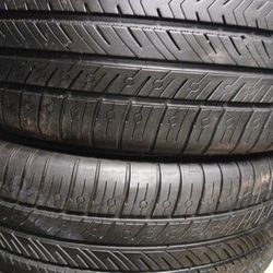 2 Michelin Tires 255 45 20s 95% Thread On It