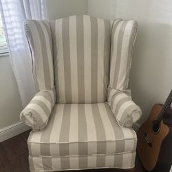 (2) Newly Reupholstered Wingback Chairs