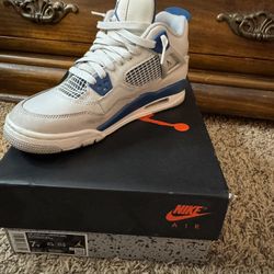 air jordan 4 retro ( military blue ) 