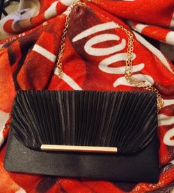 Black Gold clutch bag