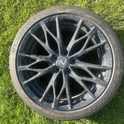 Lexus isF rims on NEW Tires 