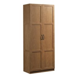 New Sauder Highland Oak Storage / Pantry Cabinet