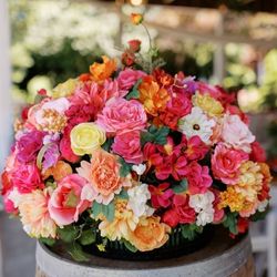 2 Hamdmade Flower Arrangements 