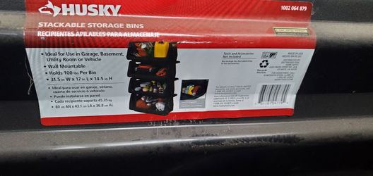 Husky
55 Gallon Multipurpose Stackable Space Saving Heavy Duty Storage Bin