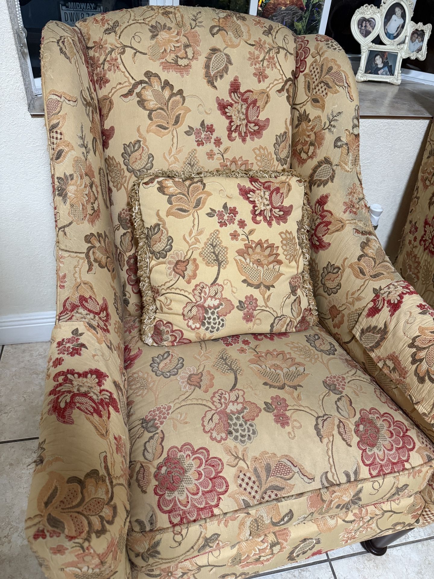 Vintage Ethan Allen Wingback Chair