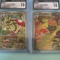 Flapple  AND Appletun Art Rares/CGC Gem Mint 10 Pokemon 
