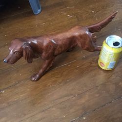 Pointer Dog Glass Statue 