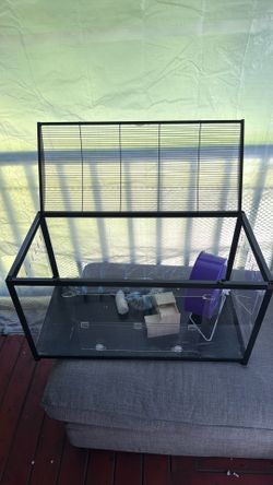 Large Glass Hamster Cage Habitat 38” with Accessories