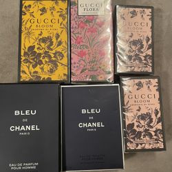 Gucci Perfumes / Chanel Colognes 