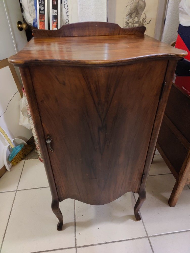 Vintage Wood Filing Cabinet, Add That Little Bit To The Office 