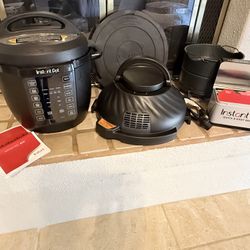 🥘 Instant Pot Duo 6QT + Air Fryer Lid - FULL Bundle w/ Accessories, Cookbook+Recipe Cards