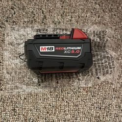 Milwaukee M18 Red Lithium XC5.0  Extended Capacity Battery 