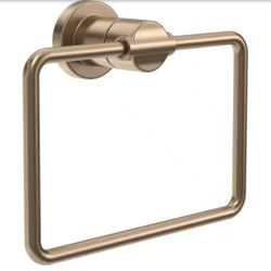 Delta Nicoli Wall Mounted Towel Ring in Champagne Bronze (1-Pack )=E4-132
