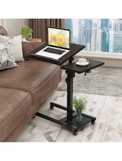 Mobile Adjustable Height Laptop Stand PC Computer Portable Notebook
