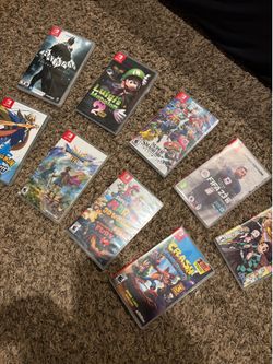 My Nintendo Switch Games! Shoot me offer!!