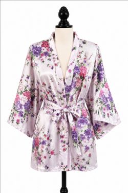 Pink and Floral Silk Rope ( M )